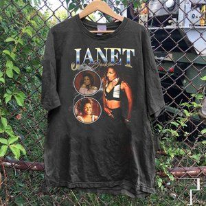 Vintage Janet Jackson Shirt, Janet Jackson Retro 90s Tshirt,